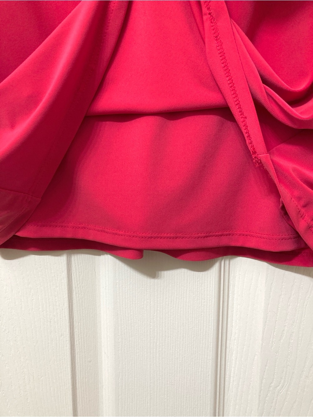 Lauren Ralph Lauren Pink Draped Cowl Neck Cap Sleeve Midi Dress 12 Country Club - Picture 4 of 7